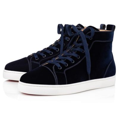 Zapatillas Louis Orlato Christian Louboutin Hombre - Azul Marino - 1215212B260